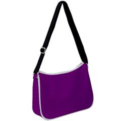 Lollipop Purple - Zip Up Shoulder Bag by FashionLane