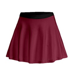 Rhubarb Red - Mini Flare Skirt by FashionLane