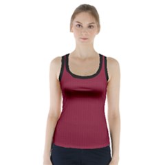 Rhubarb Red - Racer Back Sports Top by FashionLane