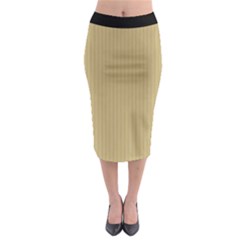 Rich Gold - Midi Pencil Skirt