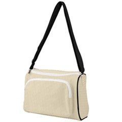 Dutch White - Front Pocket Crossbody Bag by FashionLane