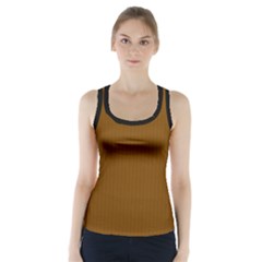 Just Brown - Racer Back Sports Top by FashionLane