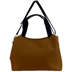 Just Brown - Double Compartment Shoulder Bag by FashionLane