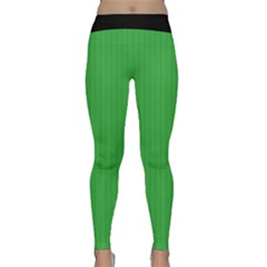 Just Green - Classic Yoga Leggings by FashionLane
