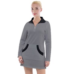 Just Grey - Women s Long Sleeve Casual Dress by FashionLane