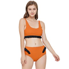 Just Orange - Frilly Bikini Set