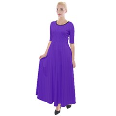 Just Purple - Half Sleeves Maxi Dress by FashionLane