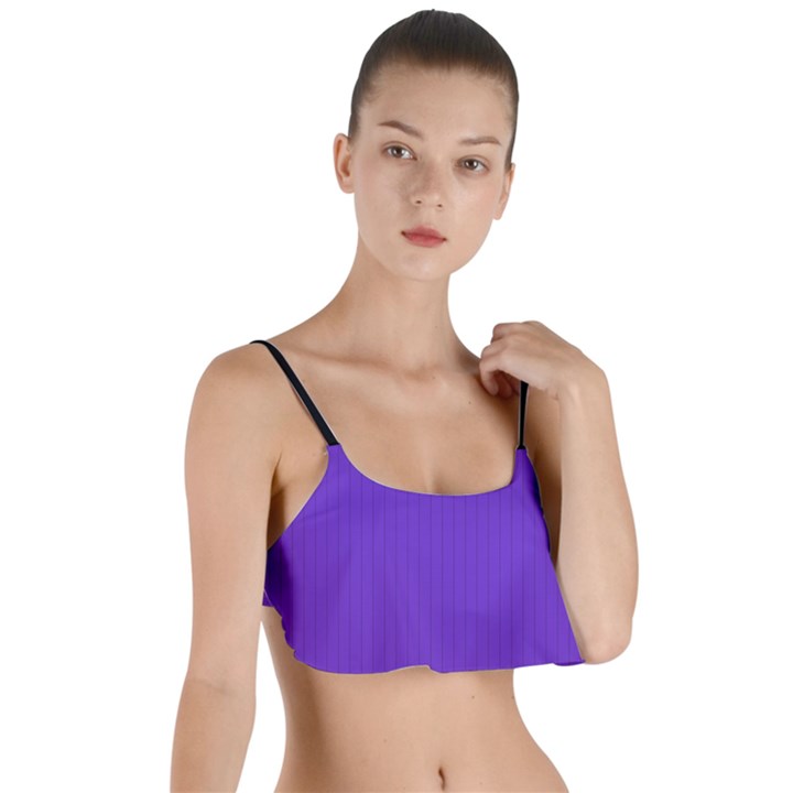 Just Purple - Layered Top Bikini Top 