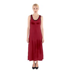 Just Red - Sleeveless Maxi Dress