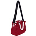 Just Red - Rope Handles Shoulder Strap Bag View2