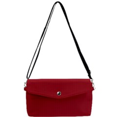 Just Red - Removable Strap Clutch Bag by FashionLane