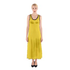 Just Yellow - Sleeveless Maxi Dress