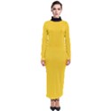 Just Yellow - Turtleneck Maxi Dress View1