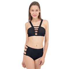 Just Black - Cage Up Bikini Set by FashionLane