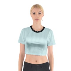 Pale Blue - Cotton Crop Top