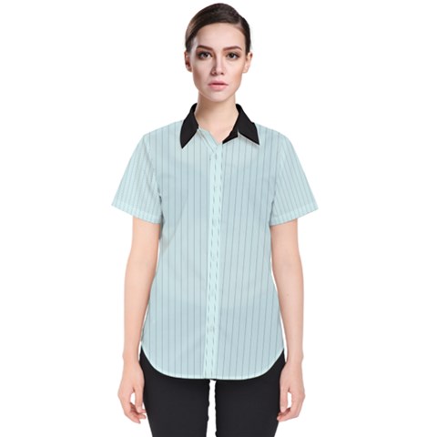 Pale Blue - Women s Short Sleeve Shirt by FashionLane