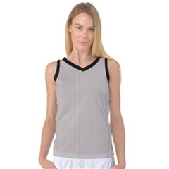 Pale Grey - Women s Basketball Tank Top by FashionLane