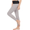 Pale Grey - Lightweight Velour Classic Yoga Leggings View3