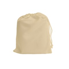 Pale Orange - Drawstring Pouch (large)