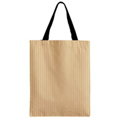 Pale Orange - Zipper Classic Tote Bag by FashionLane