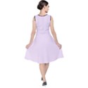 Pale Purple - V-Neck Midi Sleeveless Dress  View2