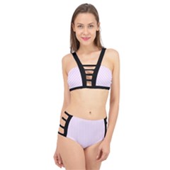 Pale Purple - Cage Up Bikini Set by FashionLane