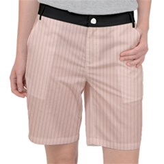 Pale Red - Pocket Shorts by FashionLane
