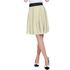 Pale Yellow - A-line Skirt