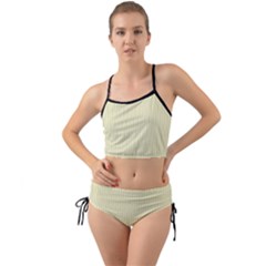 Pale Yellow - Mini Tank Bikini Set by FashionLane