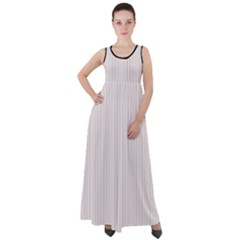 Pale Mauve - Empire Waist Velour Maxi Dress by FashionLane