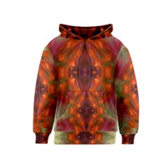 Landscape In A Colorful Structural Habitat Ornate Kids  Pullover Hoodie by pepitasart