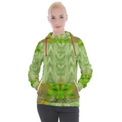 Landscape In A Green Structural Habitat Ornate Women s Hooded Pullover by pepitasart