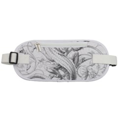 Dragon Lizard Vector Monster Rounded Waist Pouch by HermanTelo