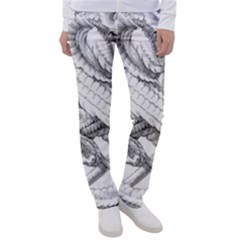 Dragon Lizard Vector Monster Women s Casual Pants by HermanTelo