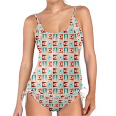 Retro Digital Tankini Set