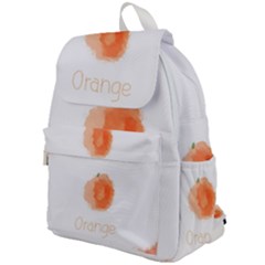 Orange Fruit Watercolor Painted Top Flap Backpack by Mariart