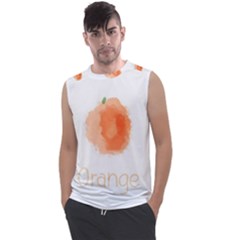 Orange Fruit Watercolor Painted Men s Regular Tank Top by Mariart