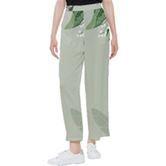 Banana Pattern Plant Women s Pants 