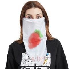 Strawbery Fruit Watercolor Painted Face Covering Bandana (triangle) by Mariart