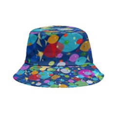 Illustrations Sea Fish Swimming Colors Inside Out Bucket Hat