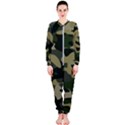 Green Military Camouflage Pattern OnePiece Jumpsuit (Ladies)  View1