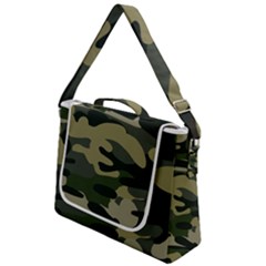 Green Military Camouflage Pattern Box Up Messenger Bag by fashionpod