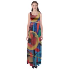 Kaleidoscope 2 Empire Waist Maxi Dress