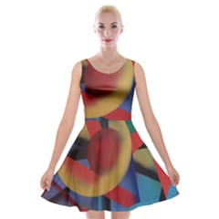 Kaleidoscope 2 Velvet Skater Dress