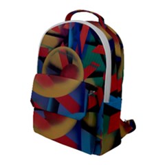 Kaleidoscope 2 Flap Pocket Backpack (large) by WILLBIRDWELL