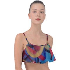 Kaleidoscope 2 Frill Bikini Top