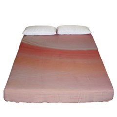 Pink Sky Fitted Sheet (king Size) by WILLBIRDWELL