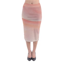 Pink Sky Midi Pencil Skirt