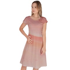 Pink Sky Classic Short Sleeve Dress