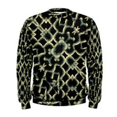 Dark Interlace Motif Mosaic Pattern Men s Sweatshirt by dflcprintsclothing